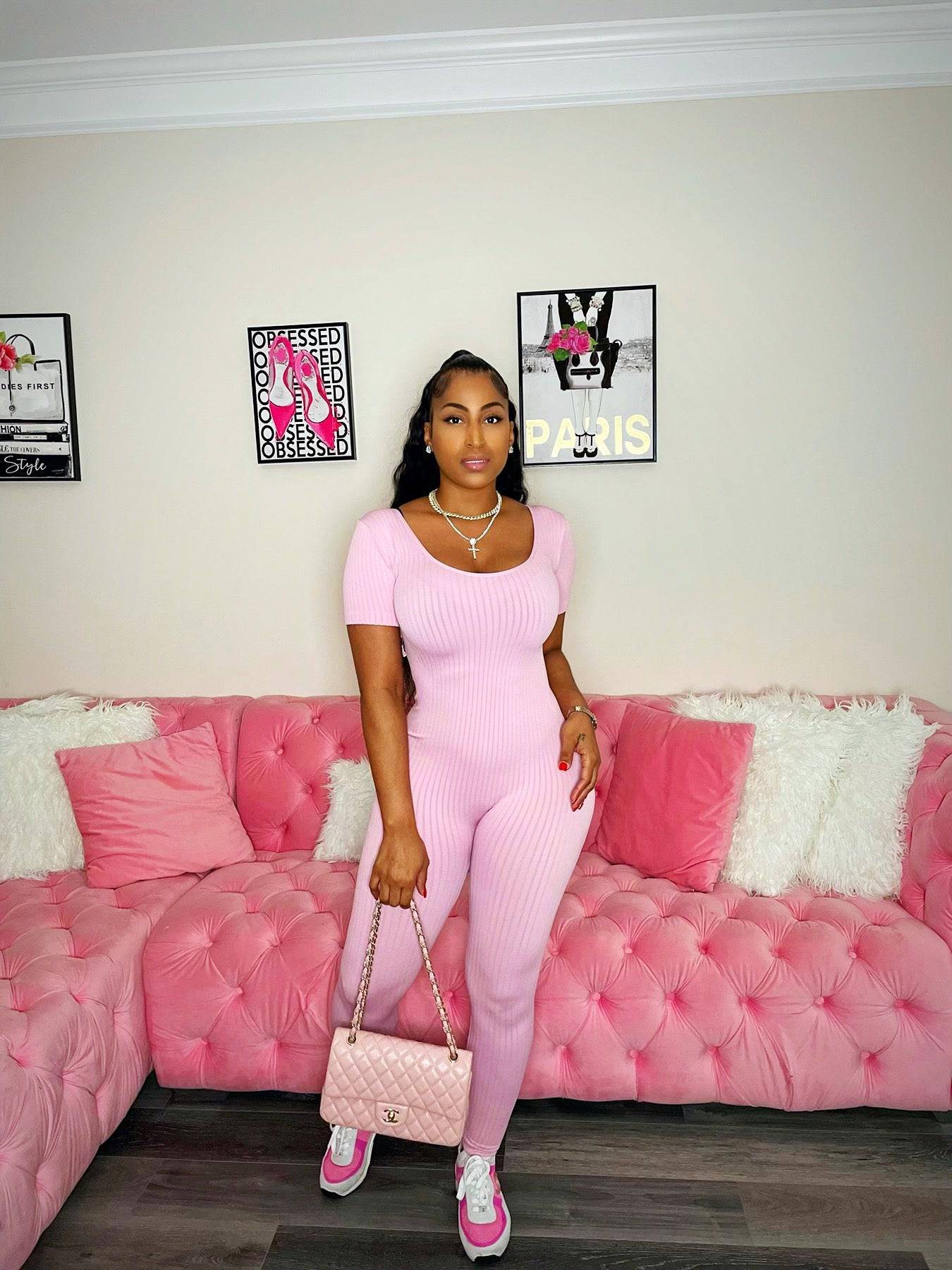 Not The One Jumpsuit Pink - Baddies Shop NSJ Women's Clothing Boutique