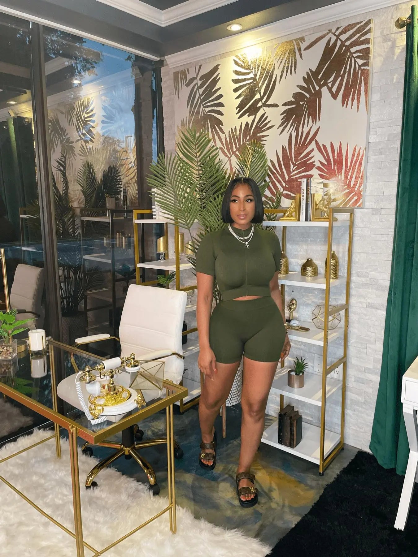 A Girls Favorite Set Olive - Baddies Shop NSJ Women's Clothing Boutique