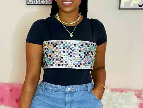 A Lil Razzle Dazzle Top - Baddies Shop NSJ Women's Clothing Boutique
