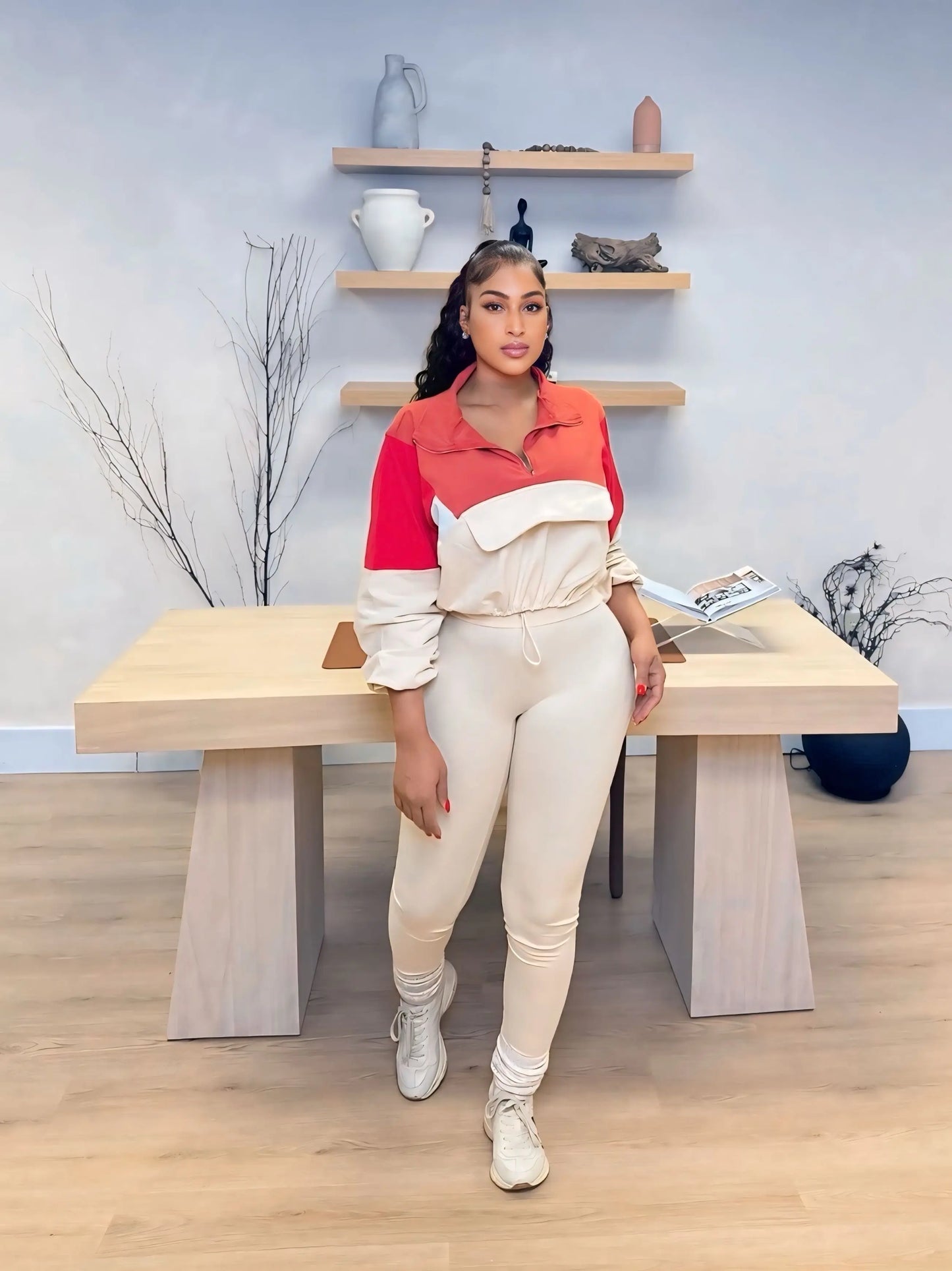 Come Talk To Me Set Color Block - Baddies Shop NSJ Women's Clothing Boutique