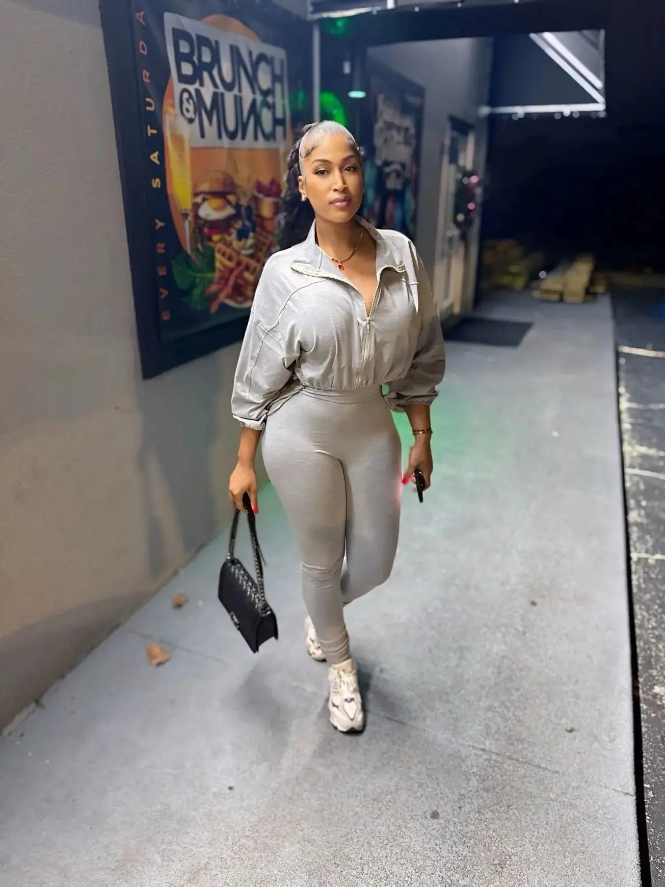 Come Talk To Me Set Gray - Baddies Shop NSJ Women's Clothing Boutique