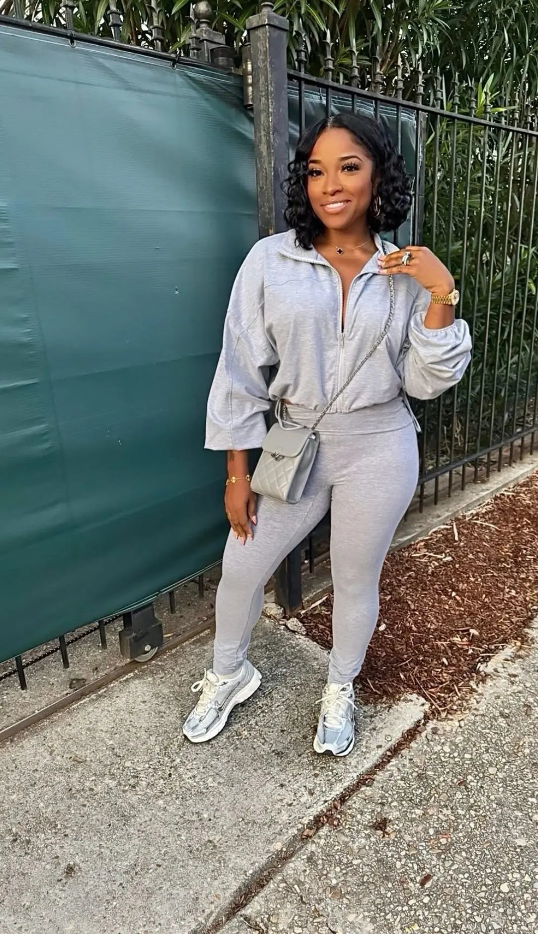 Come Talk To Me Set Color Gray - Baddies Shop NSJ Women's Clothing Boutique