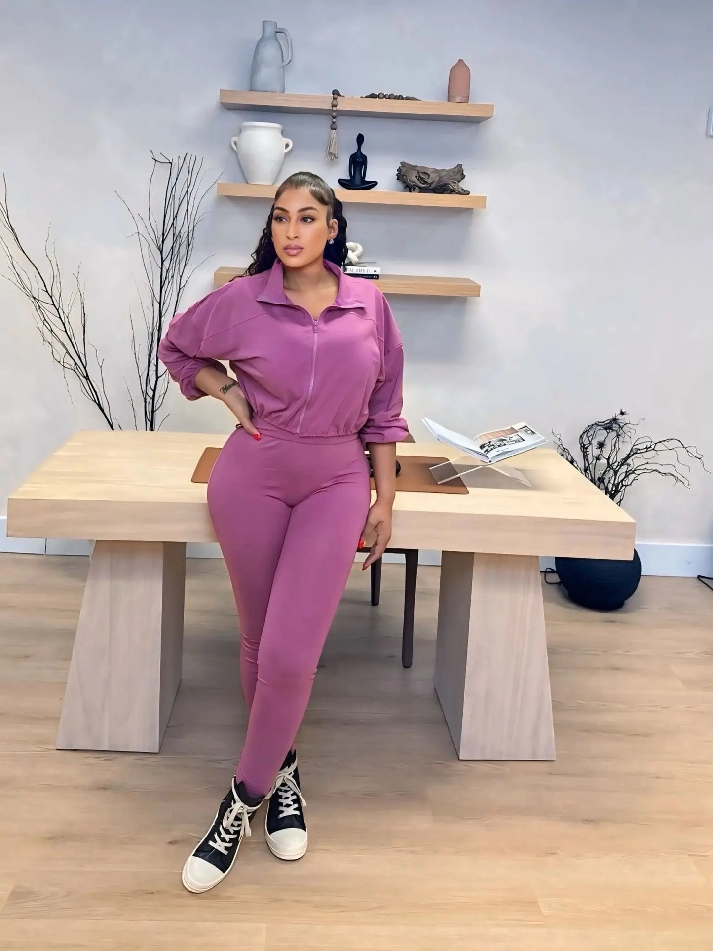 Come Talk To Me Set Magenta - Baddies Shop NSJ Women's Clothing Boutique