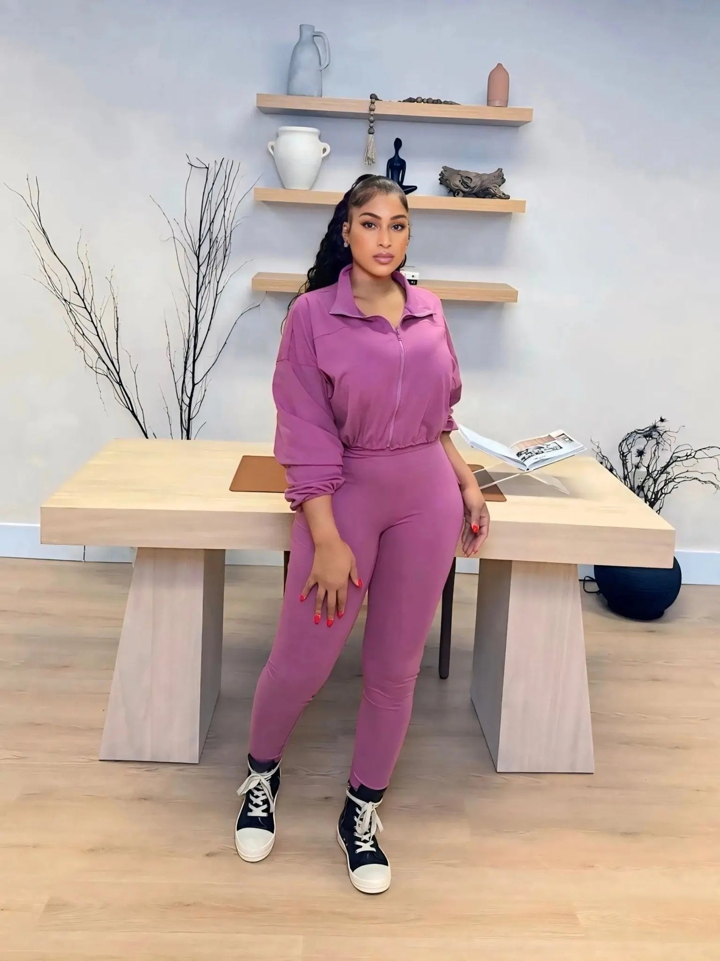 Come Talk To Me Set Magenta - Baddies Shop NSJ Women's Clothing Boutique