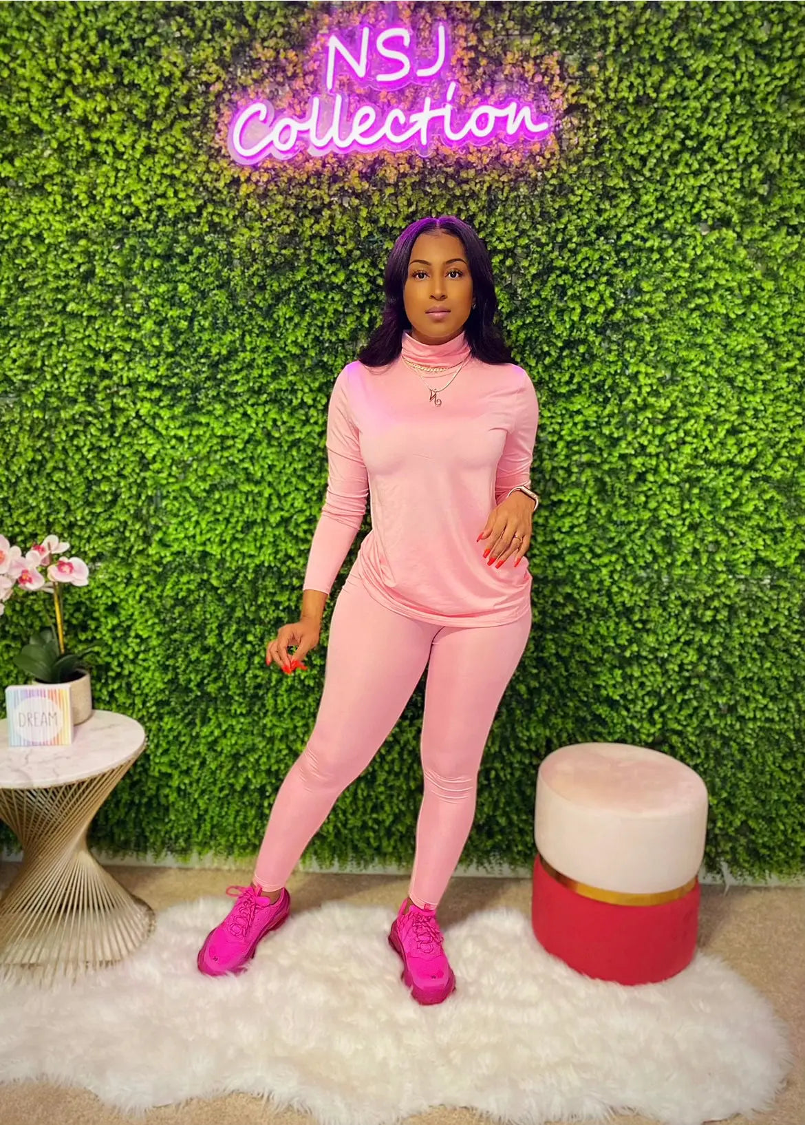 Vibe With Me Set Pink - Baddies Shop NSJ Women's Clothing Boutique