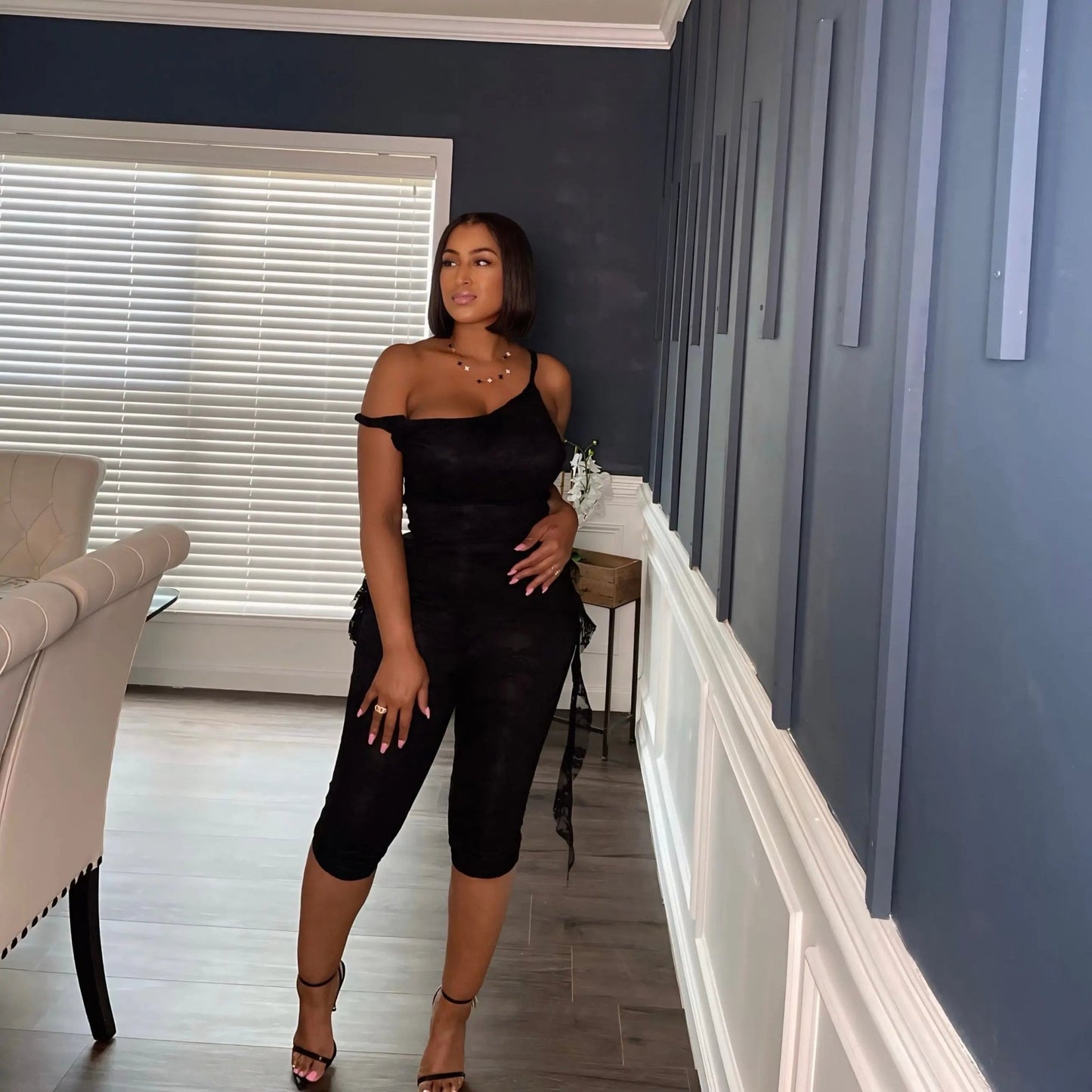 Lace Me Up Romper - Baddies Shop NSJ