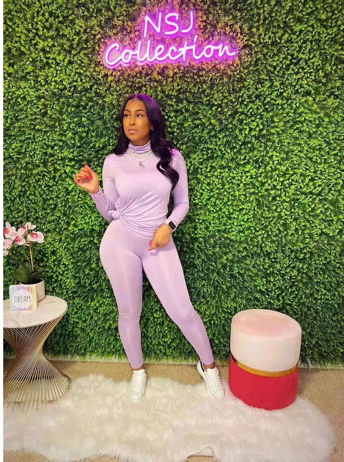 Vibe With Me Set Lavender - Baddies Shop NSJ