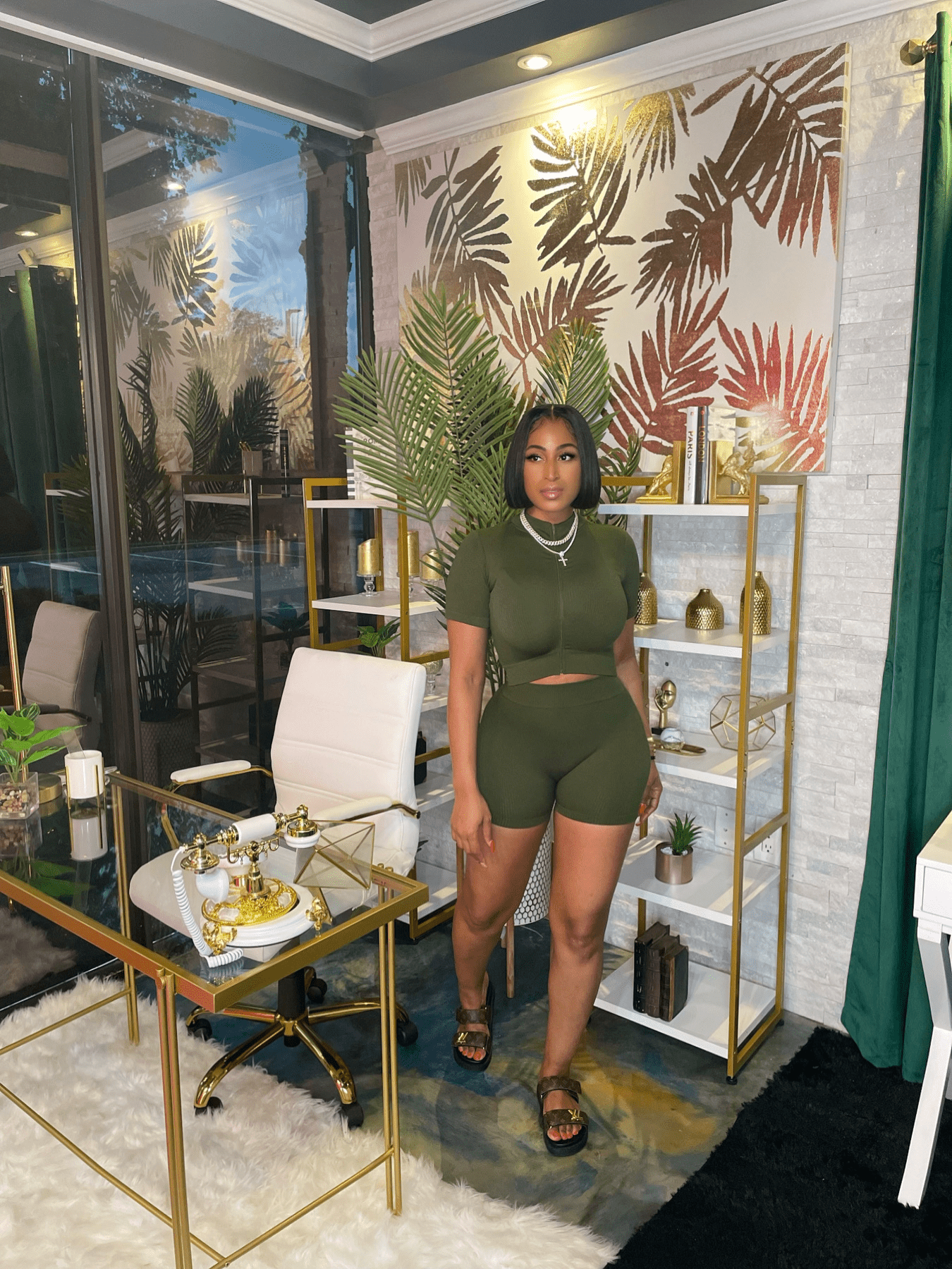 A Girls Favorite Set Olive - Baddies Shop NSJ Women's Clothing Boutique