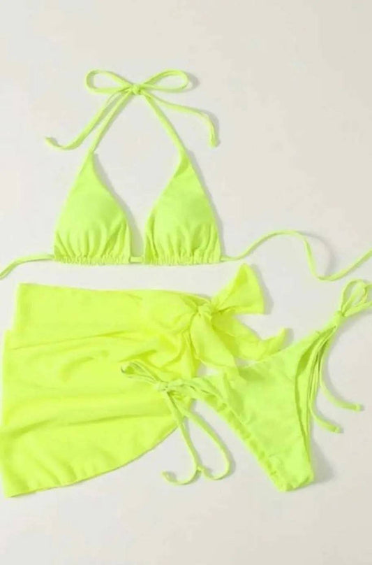 Bahama Mama Swimset Lime Green - Baddies Shop NSJ Women's Clothing Boutique