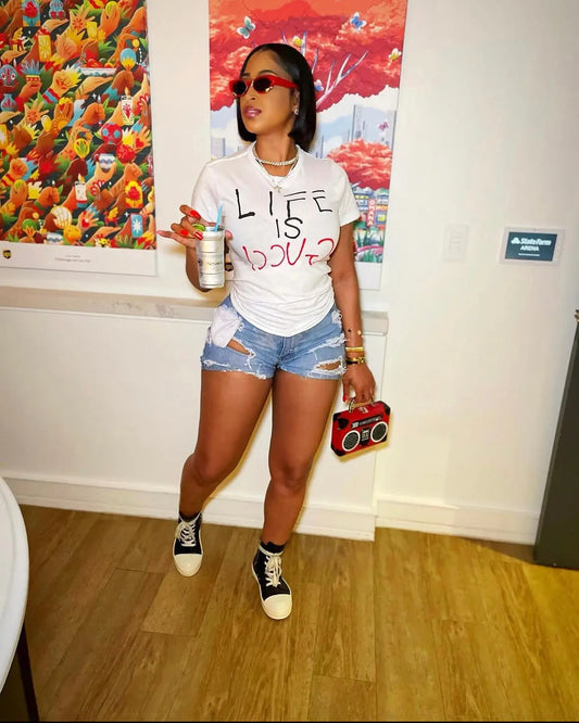 Life Is G Tee - Baddies Shop NSJ Women's Clothing Boutique