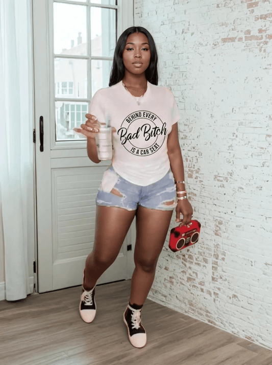 Behind Every Baddie Tee - Baddies Shop NSJ