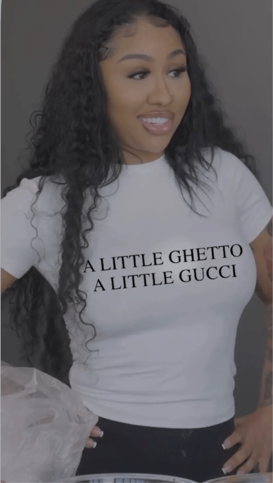 Little Ghetto Tee - Baddies Shop NSJ