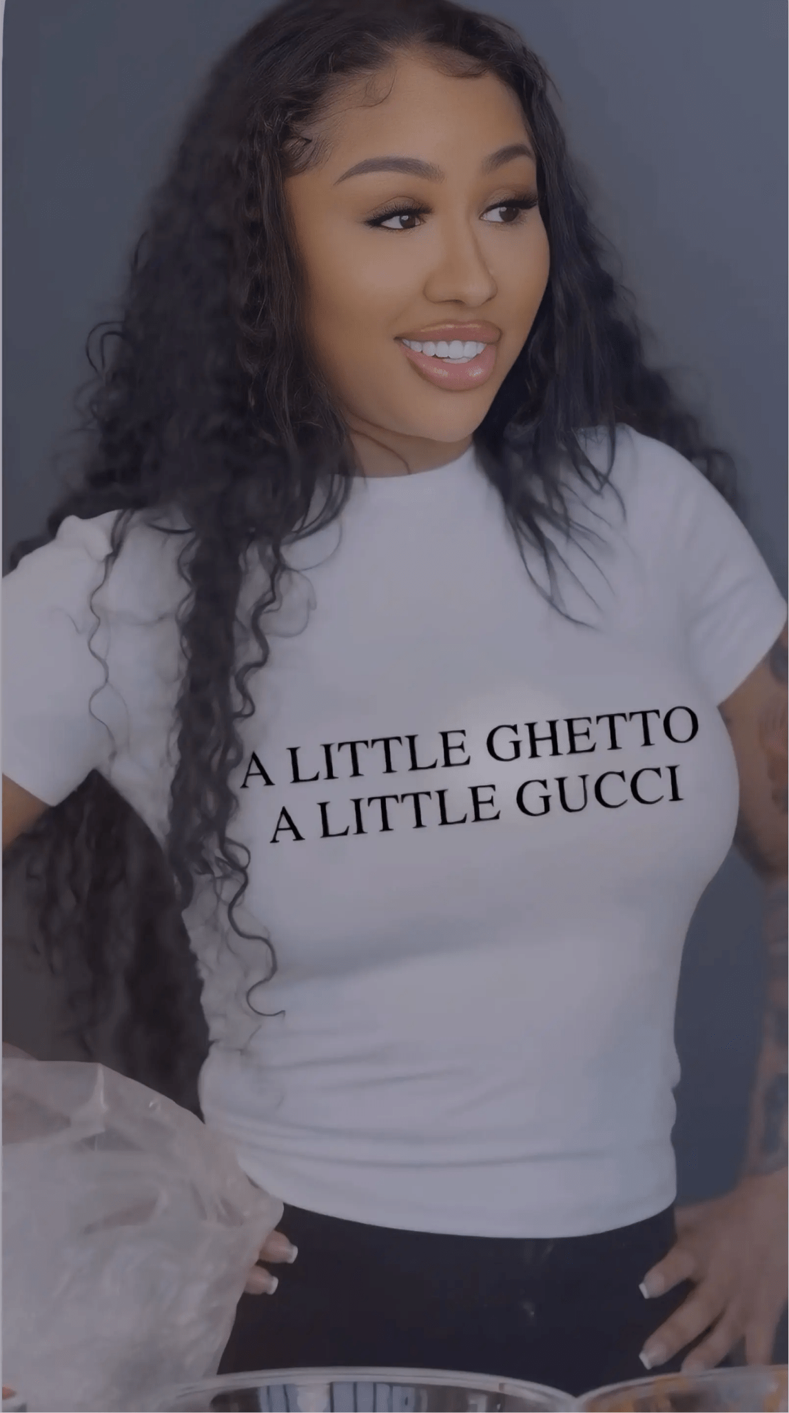 Little Ghetto Tee - Baddies Shop NSJ